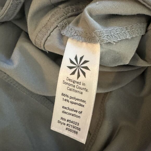 Athleta Lucky In Love Tennis Athletic Skort Skirt Cinch Ruched Gray 2 bv - Picture 7 of 9